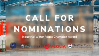 Call for Nominations: Industrial Water Reuse Champions Award