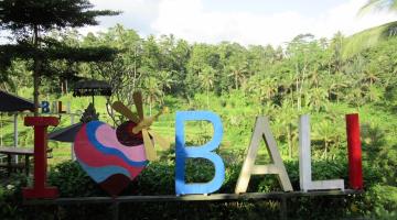 I heart Bali sign